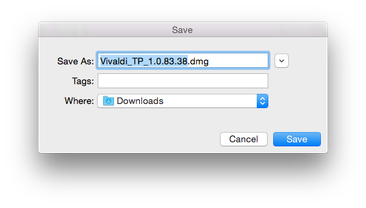 Vivaldi – окно загрузки #2